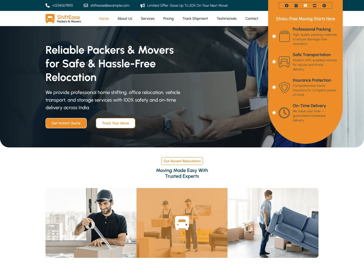 Packing and Moving