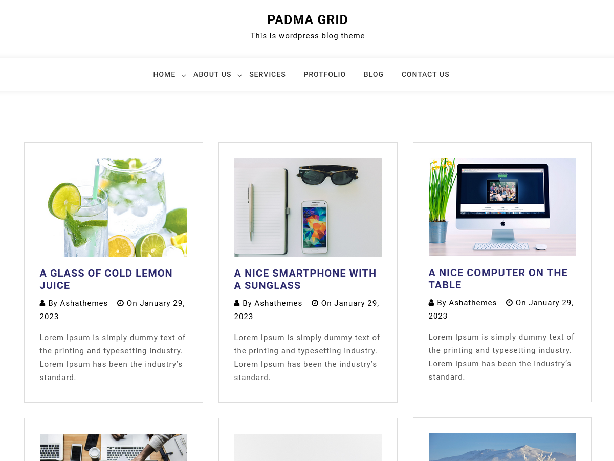 Padma Grid Screenshot
