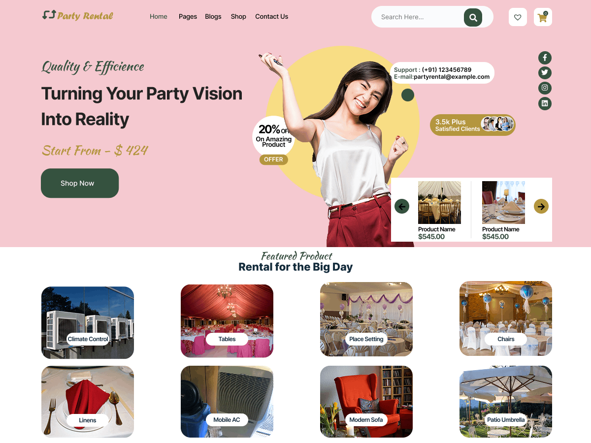 Party Rental screenshot