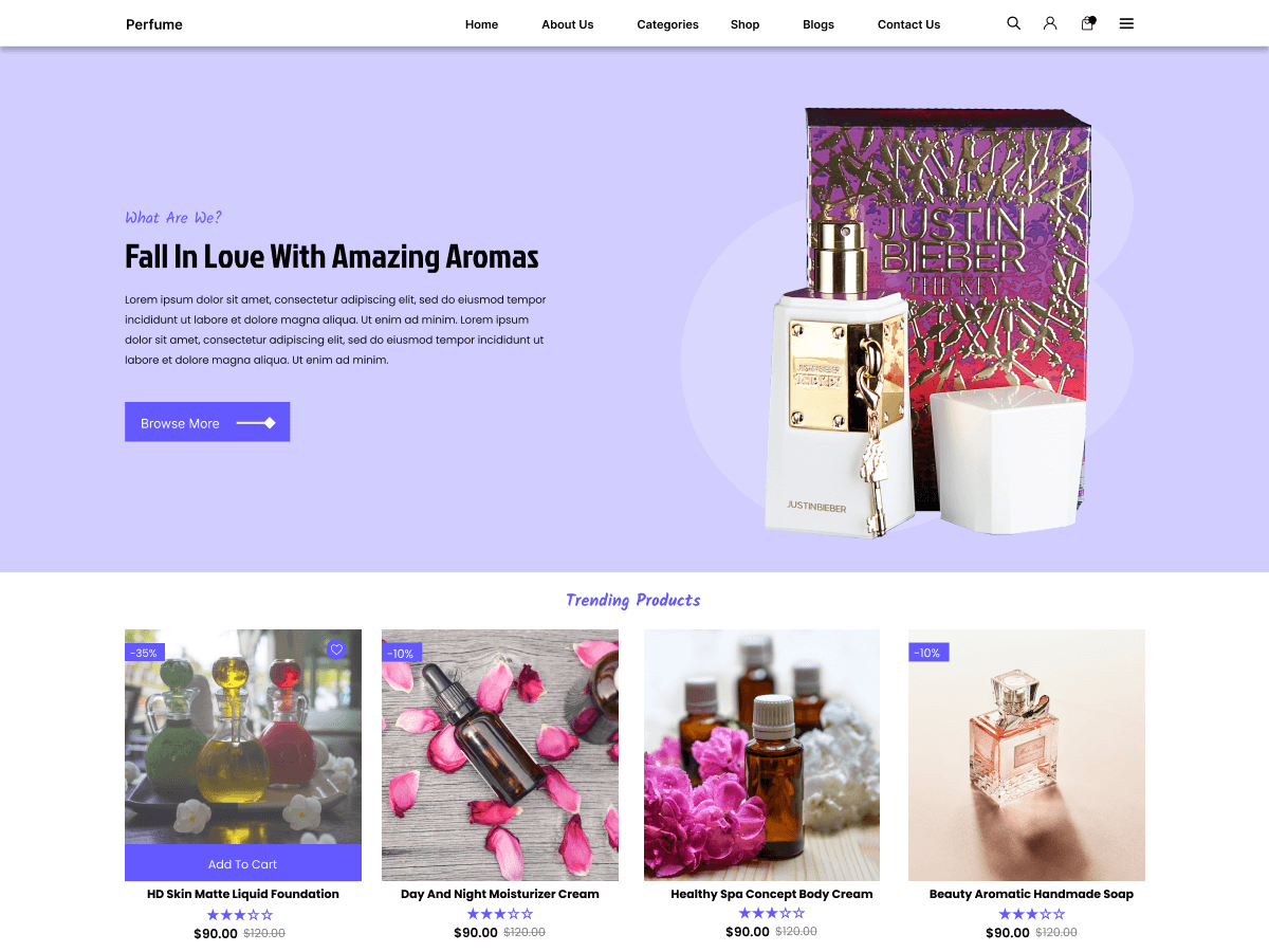 Perfume Store screenshot