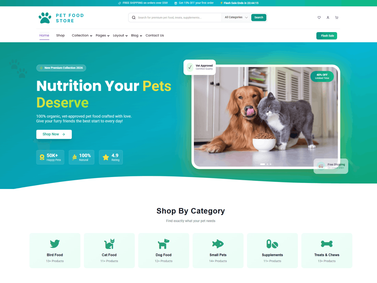 Pet Food Store