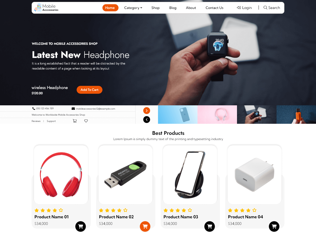 Phone Accessories Store screenshot