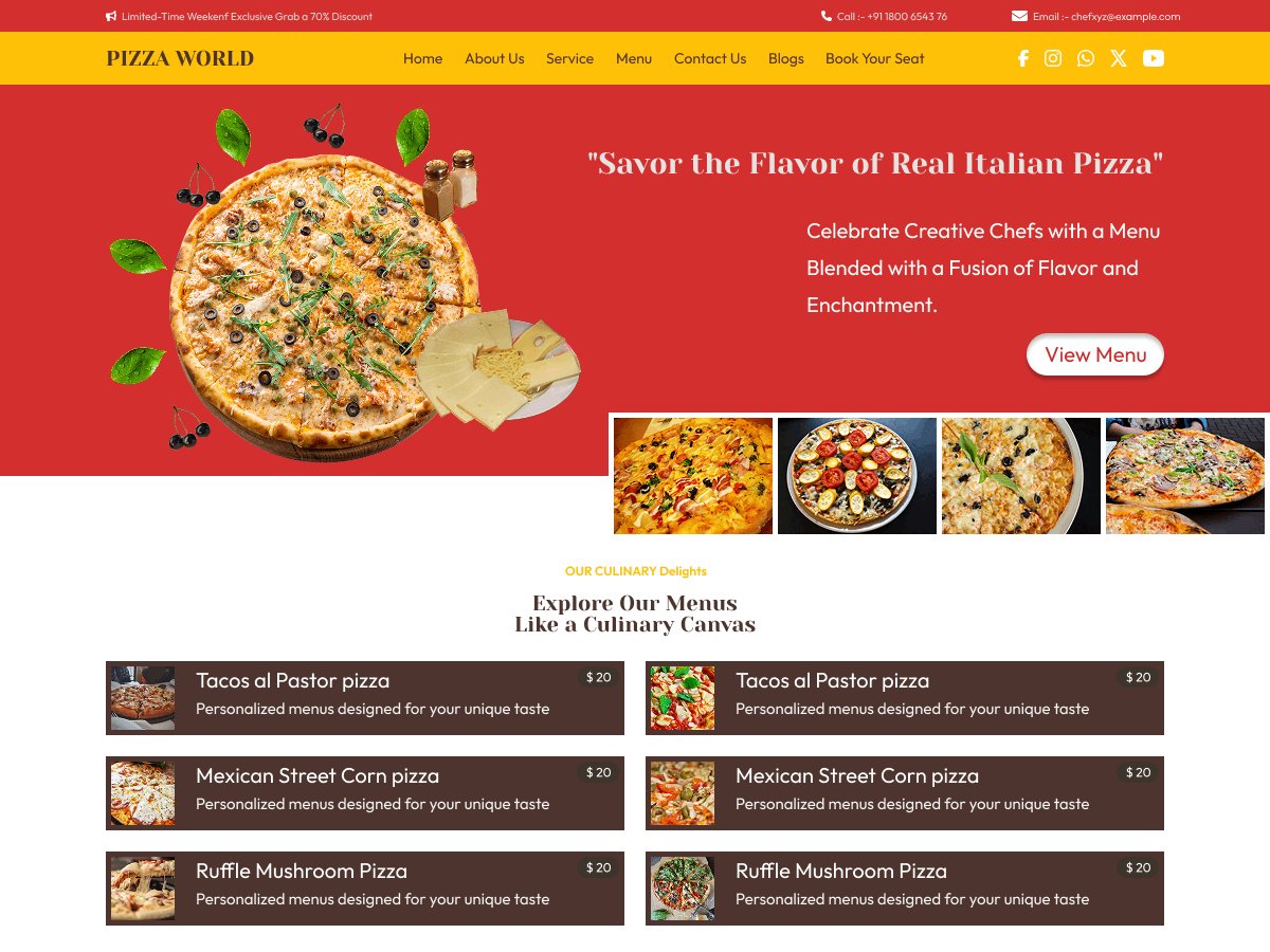 Pizza Delivery screenshot