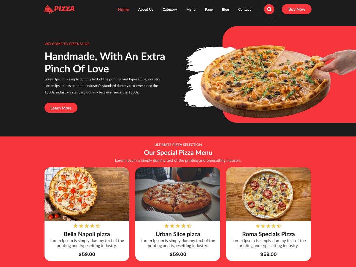 Pizzeria Online Delivery screenshot