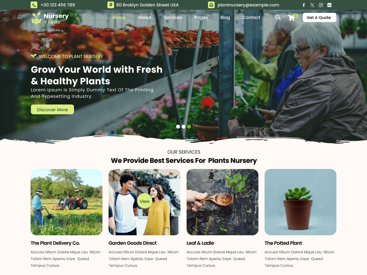 Plant Nursery screenshot