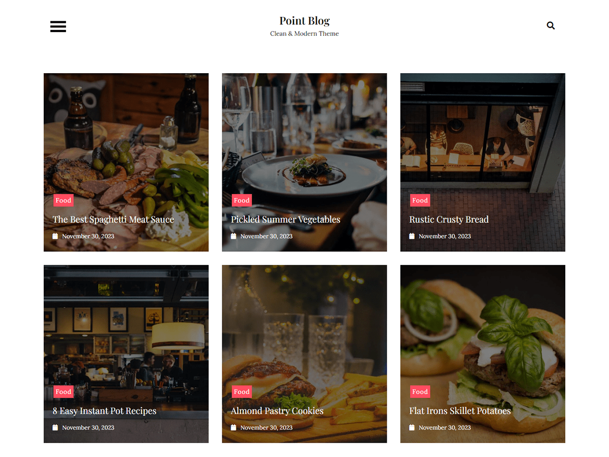 Point Blog Screenshot