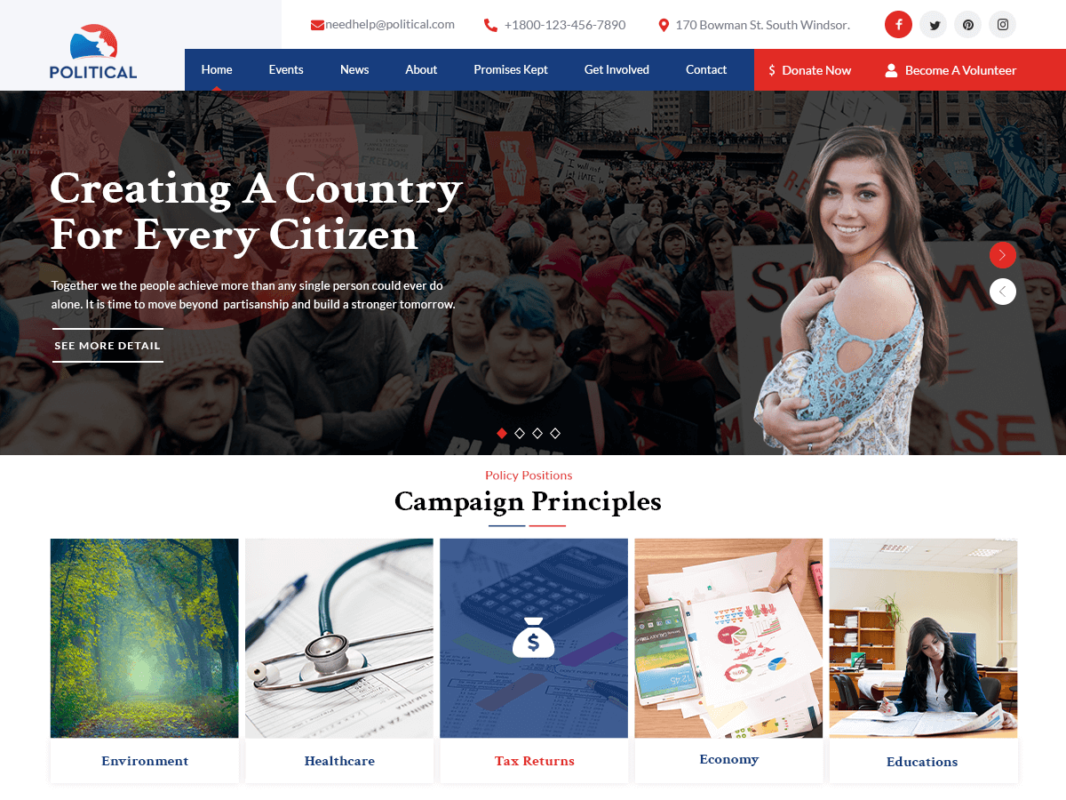 Political Campaign screenshot
