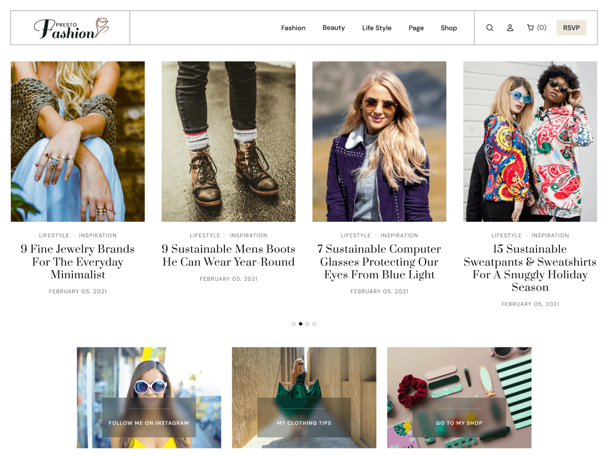 Presto Fashion Blogger