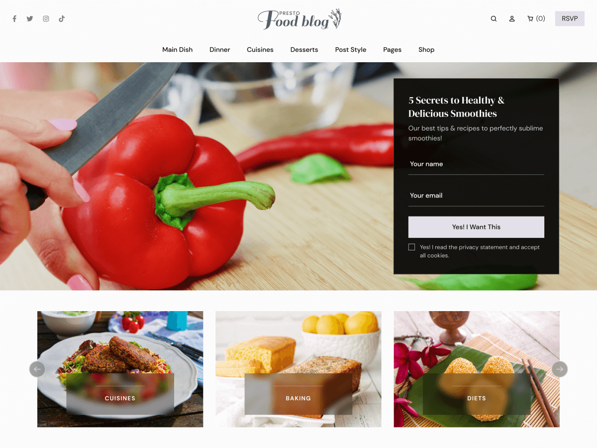 Presto Food Blog