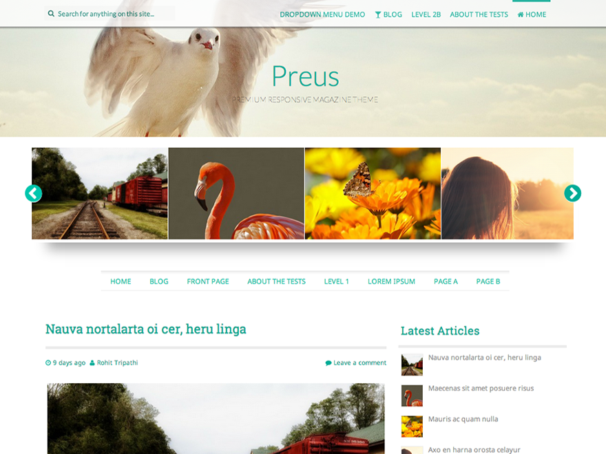 Preus WordPress Theme by inkhive