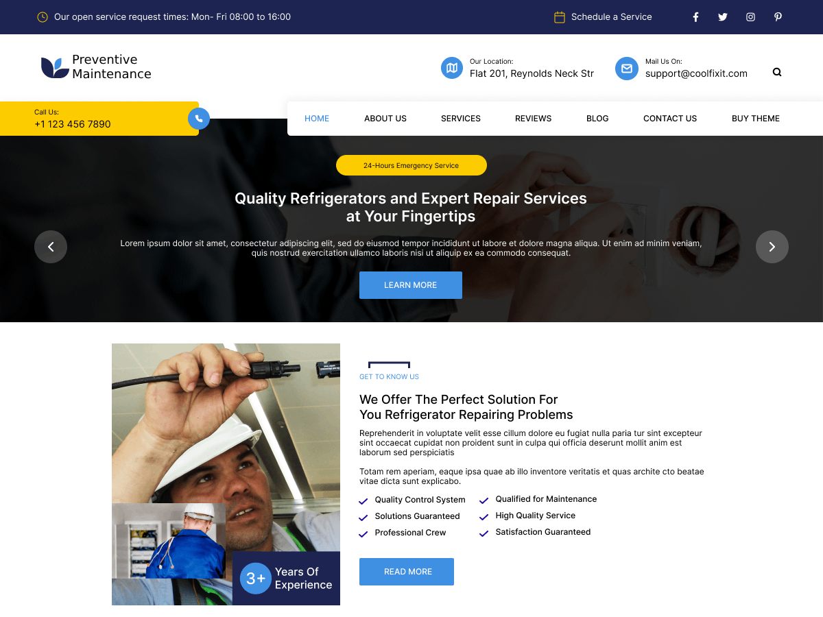 Preventive Maintenance screenshot
