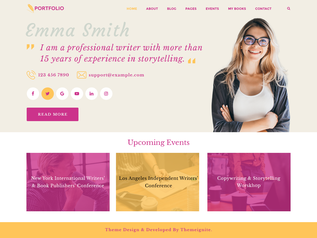 Prime Portfolio Resume screenshot