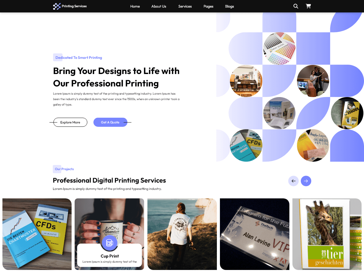 Printing Services screenshot