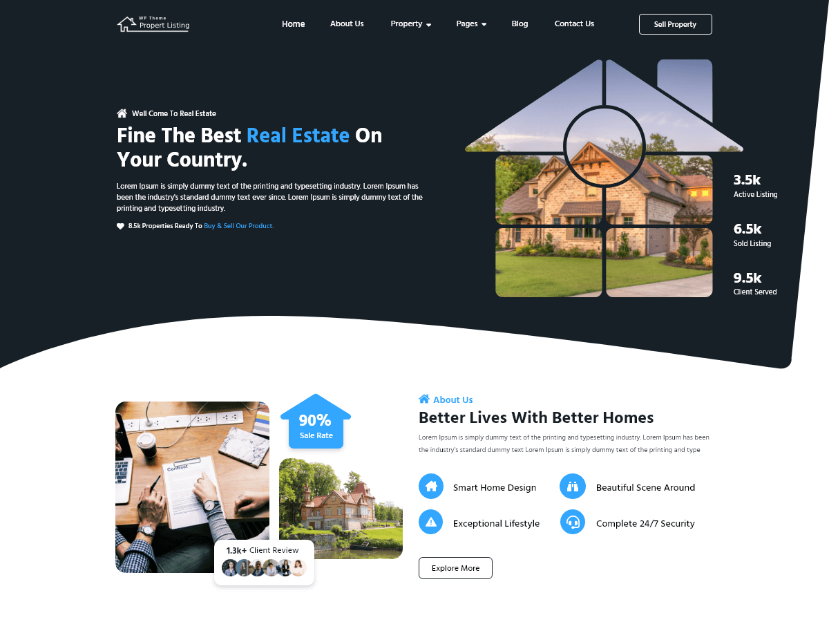 Property Listing Elementor screenshot