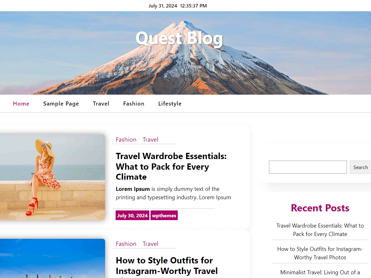 Quest Blog
