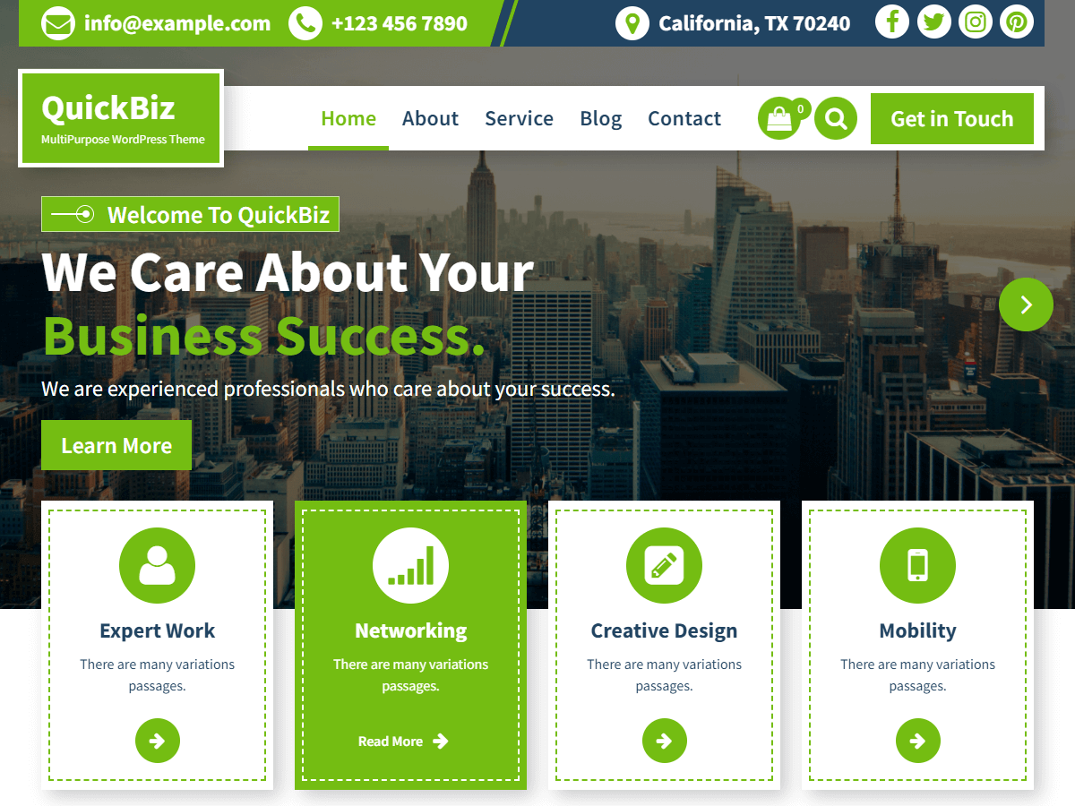 QuickBiz screenshot