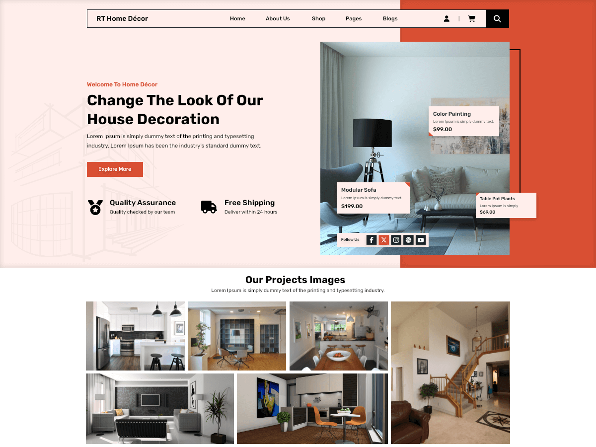 Radiant Home Decor Screenshot