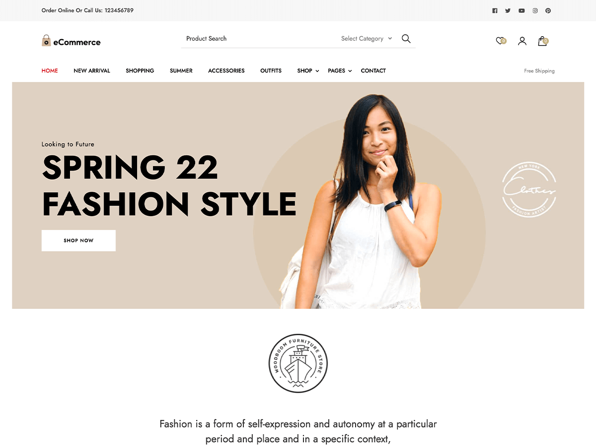 Rara eCommerce screenshot