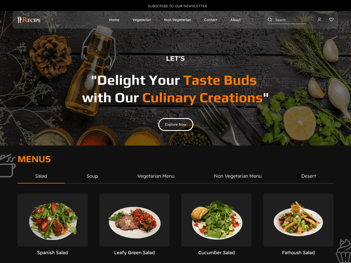 Recipes Blog