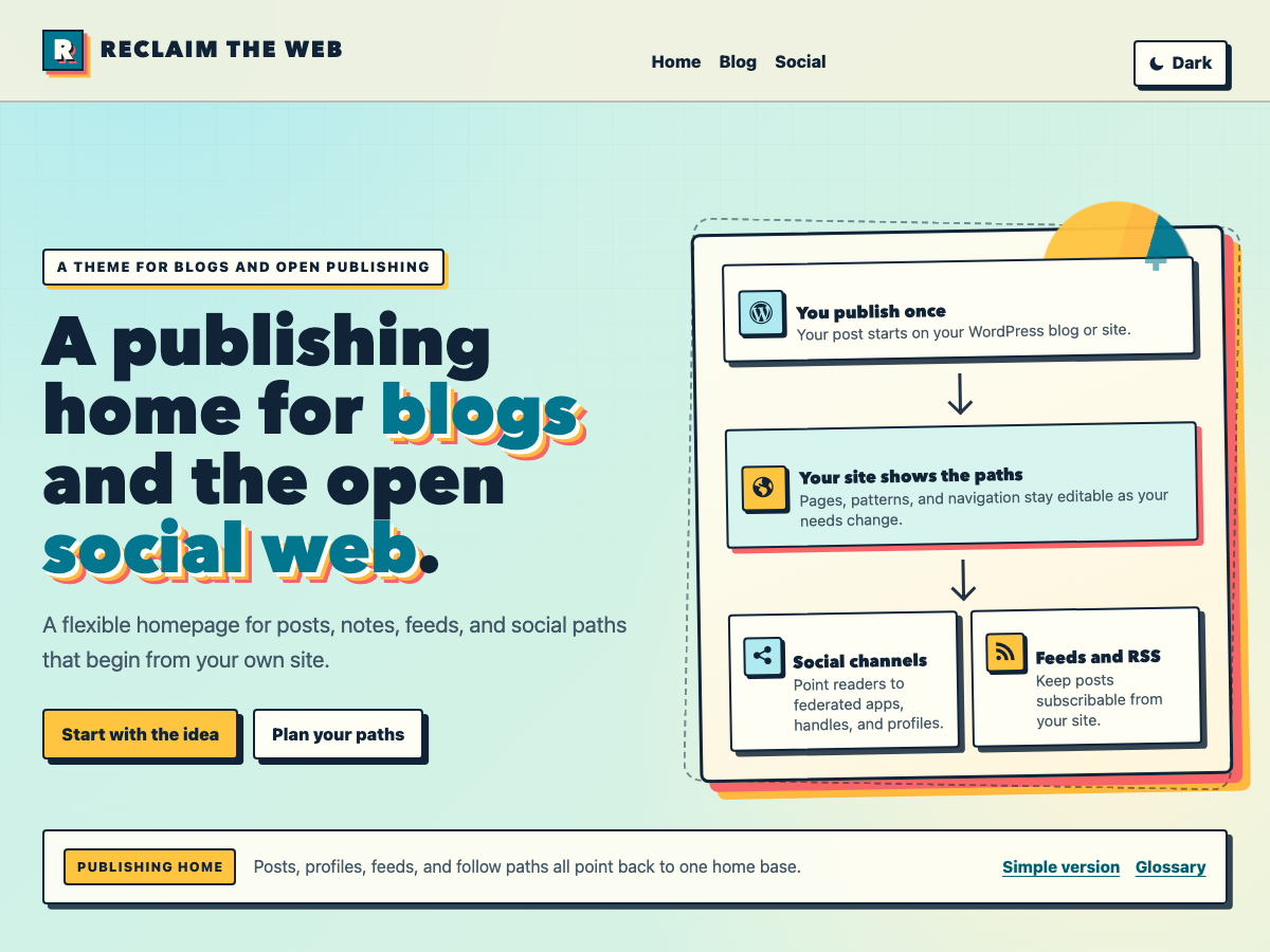 Reclaim the Web