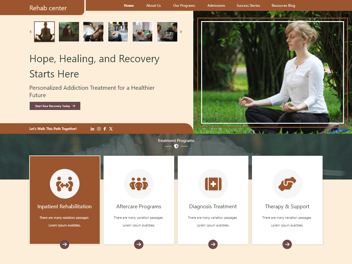 Rehab Center screenshot