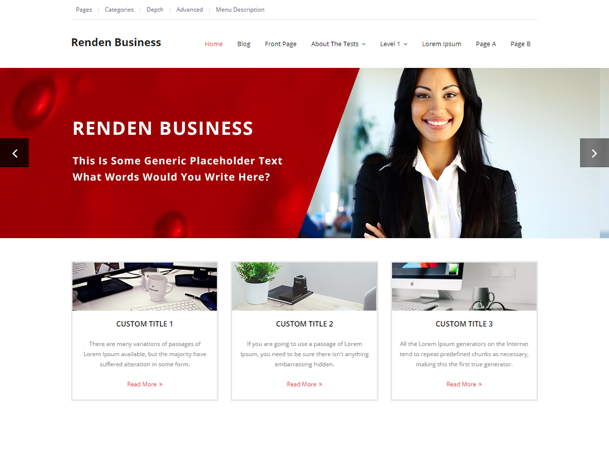 Renden Business Screenshot