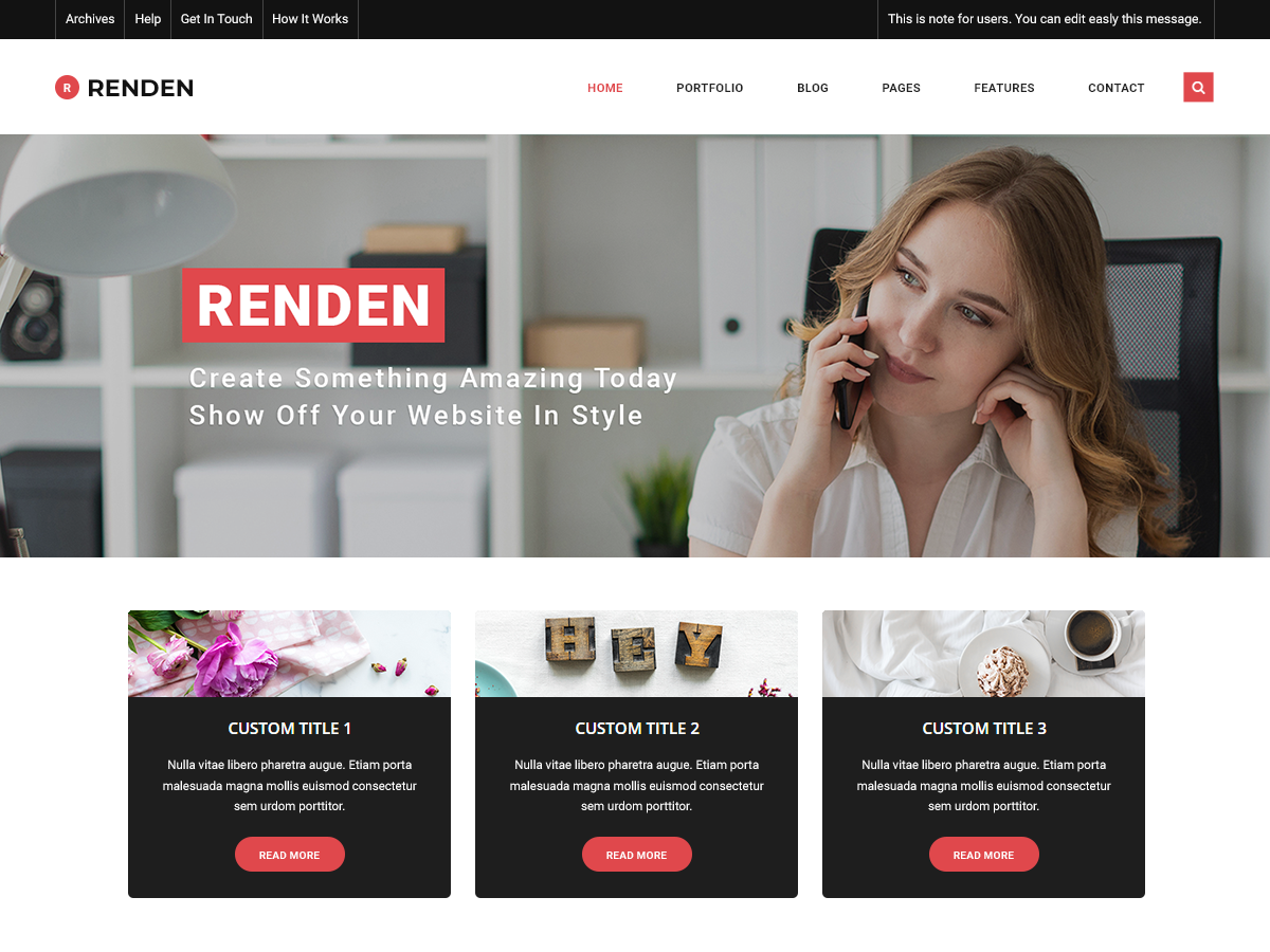 Renden Dark Screenshot