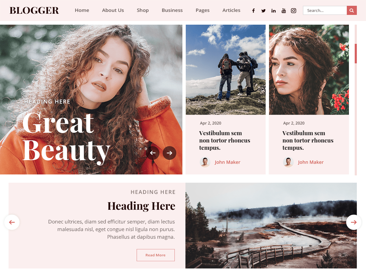 Responsive Blogger screenshot