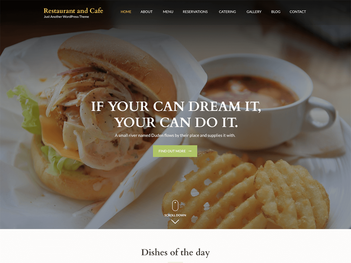 Restaurant and Cafe WordPress Theme by raratheme