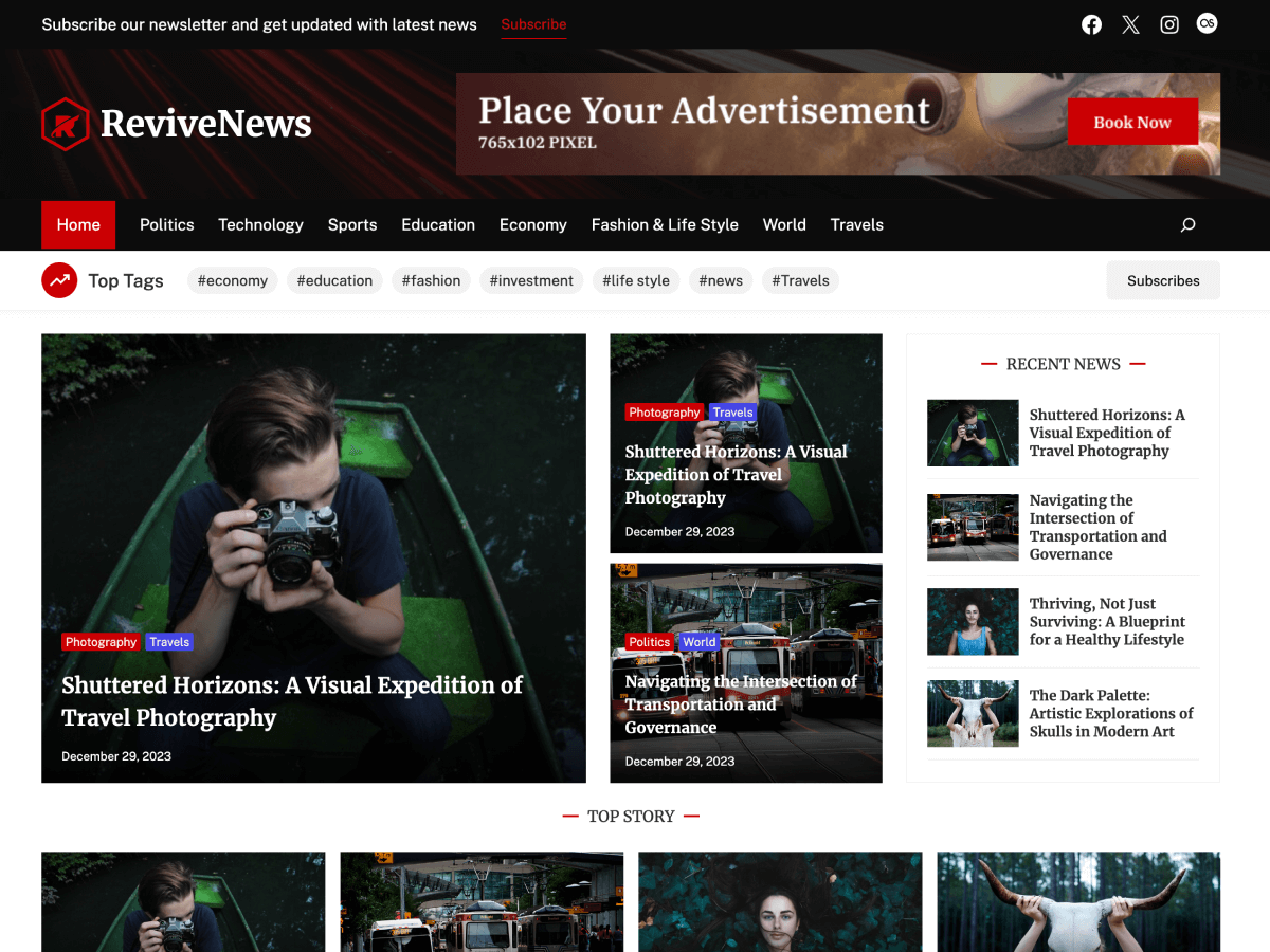 ReviveNews screenshot