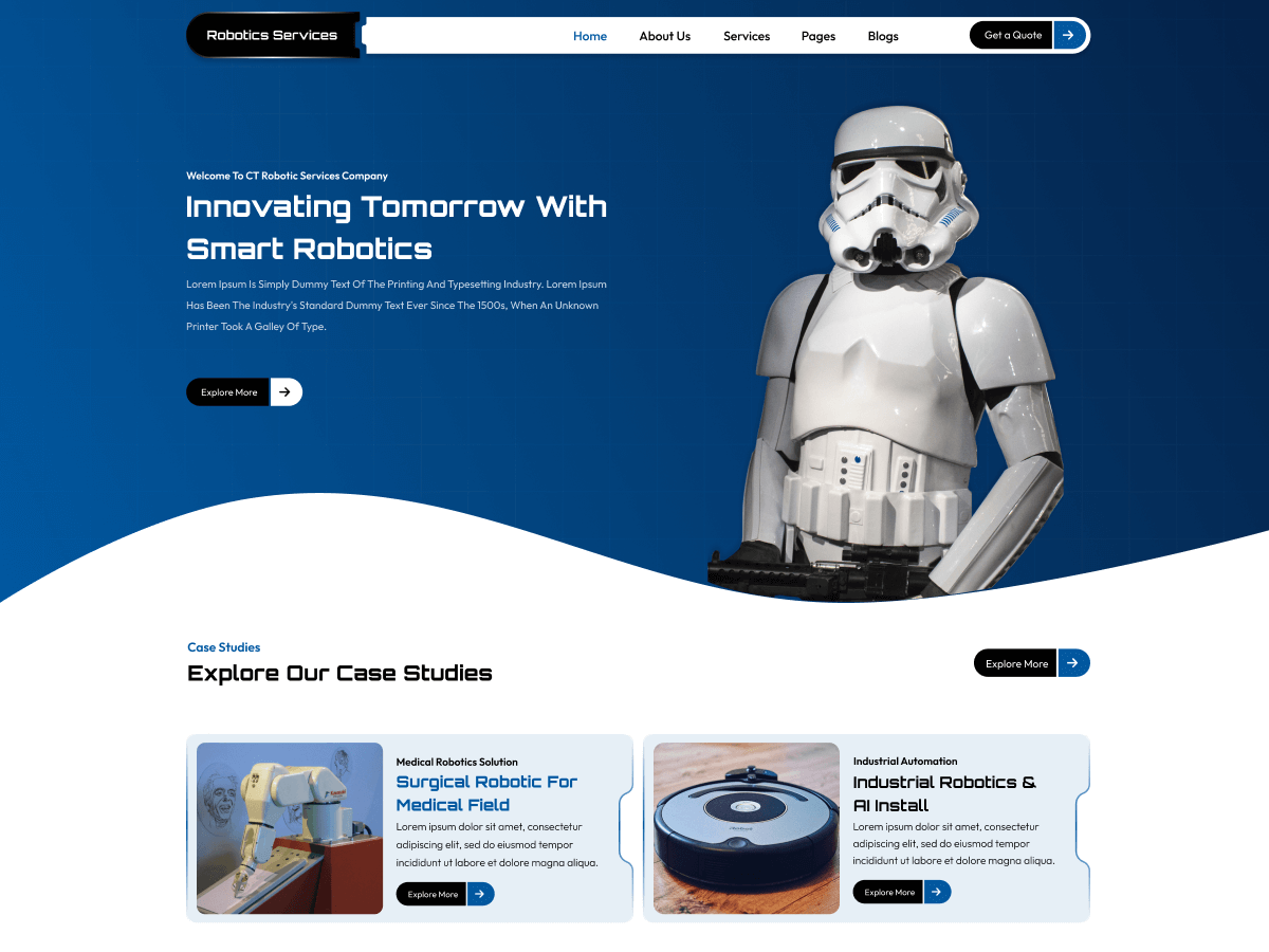 Robotics Services screenshot