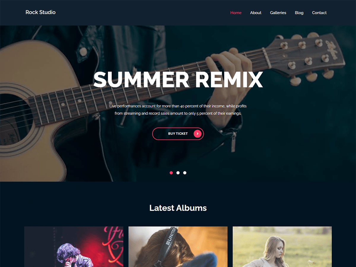 Rock Studio Screenshot