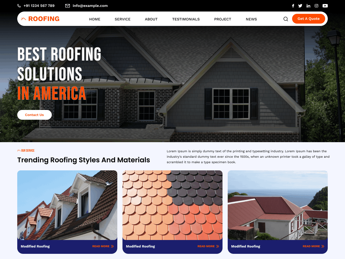 Roof Water Proofing screenshot