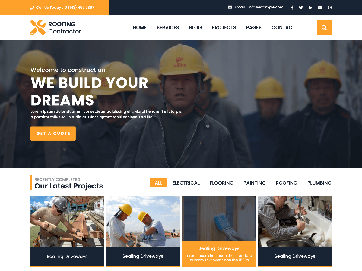 Roofing Contractor screenshot