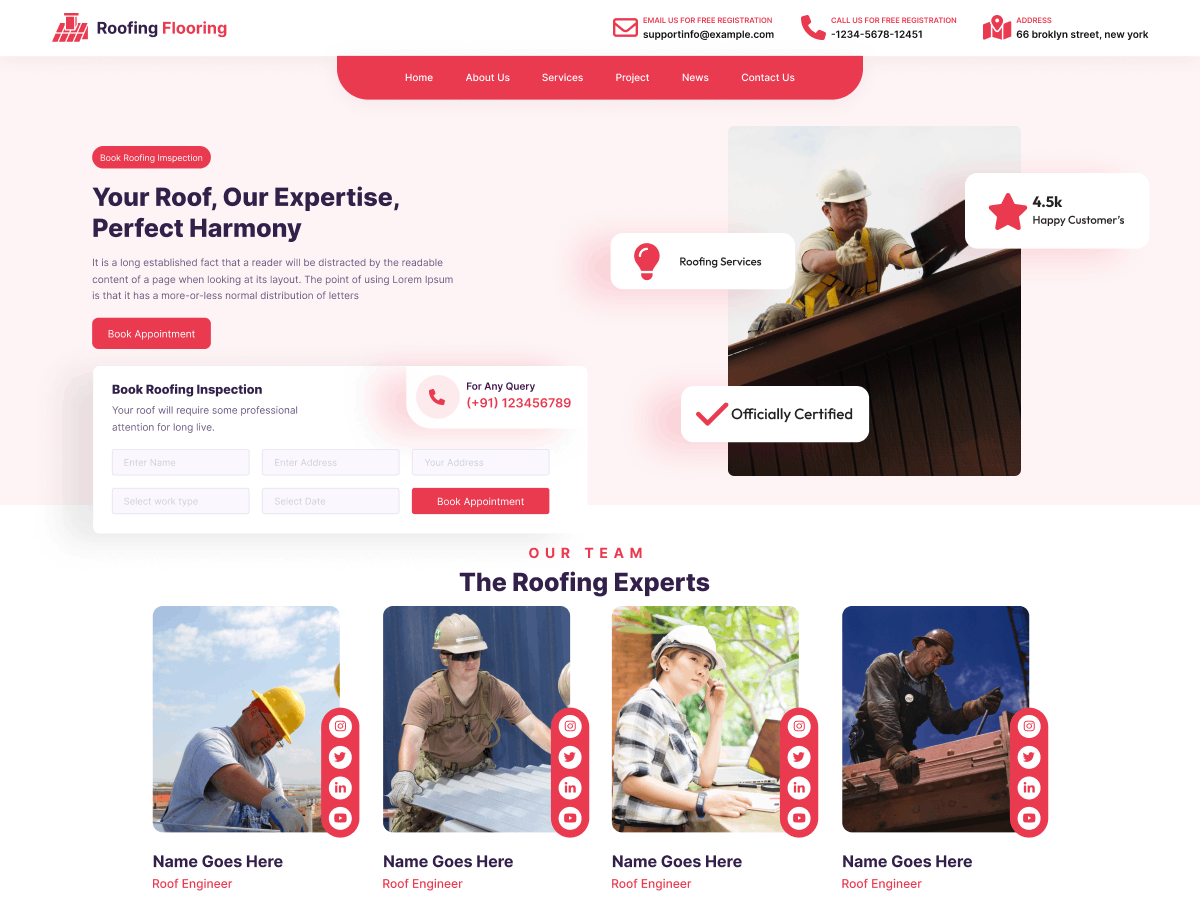 Roofing Flooring screenshot