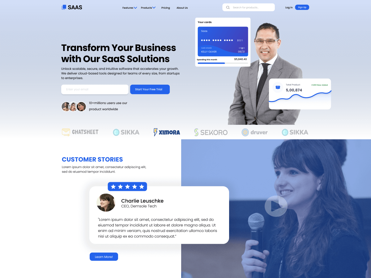 SAAS Agency screenshot