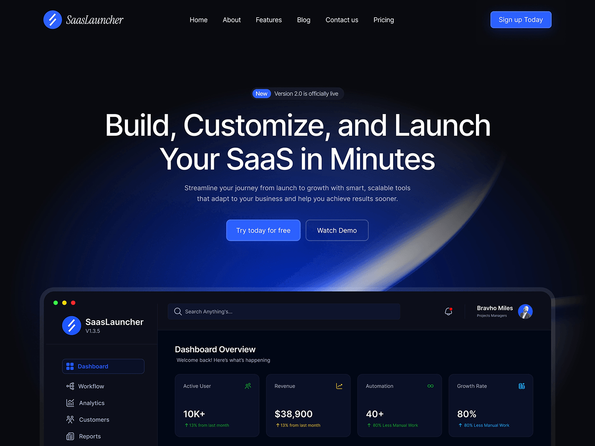 SaasLauncher screenshot