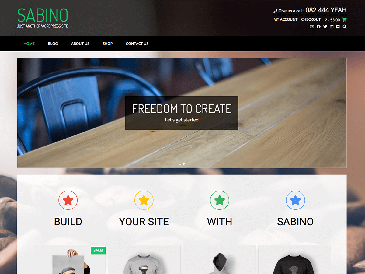 Sabino WordPress Theme by kaira
