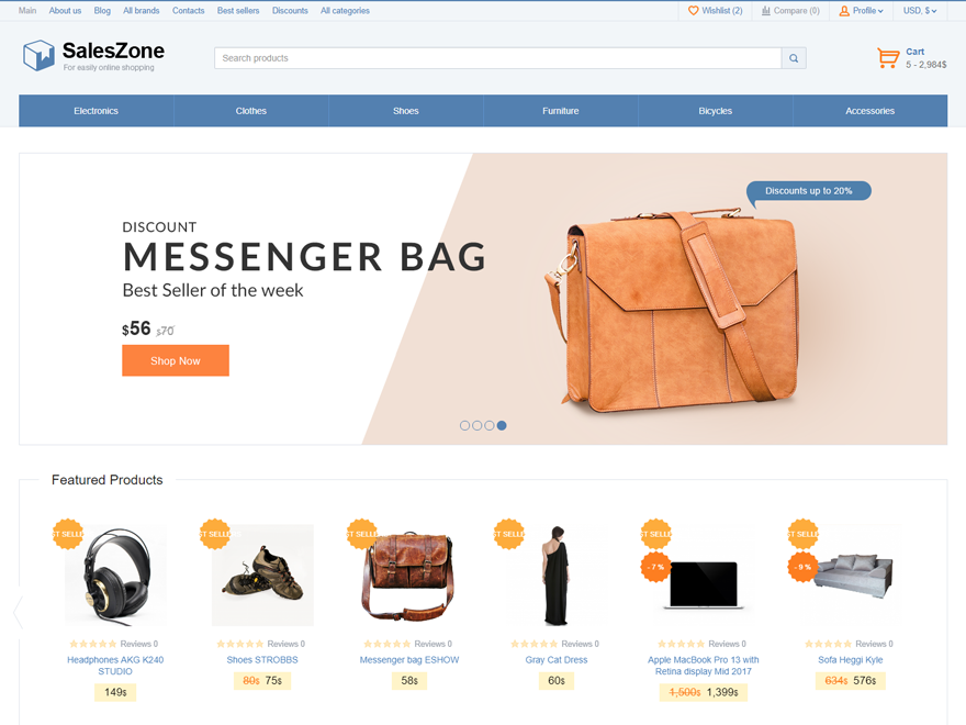 SalesZone WordPress Theme by premmerce