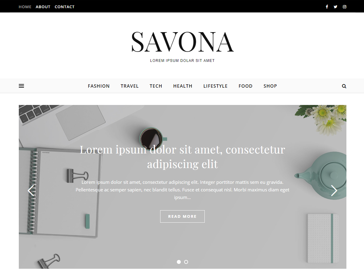 Savona WordPress Theme by edge22
