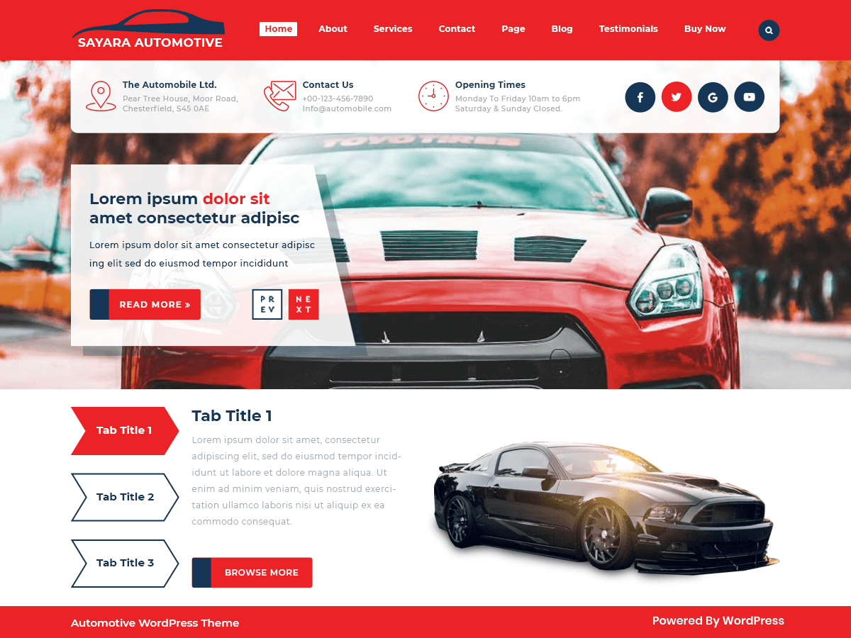 Sayara Automotive screenshot