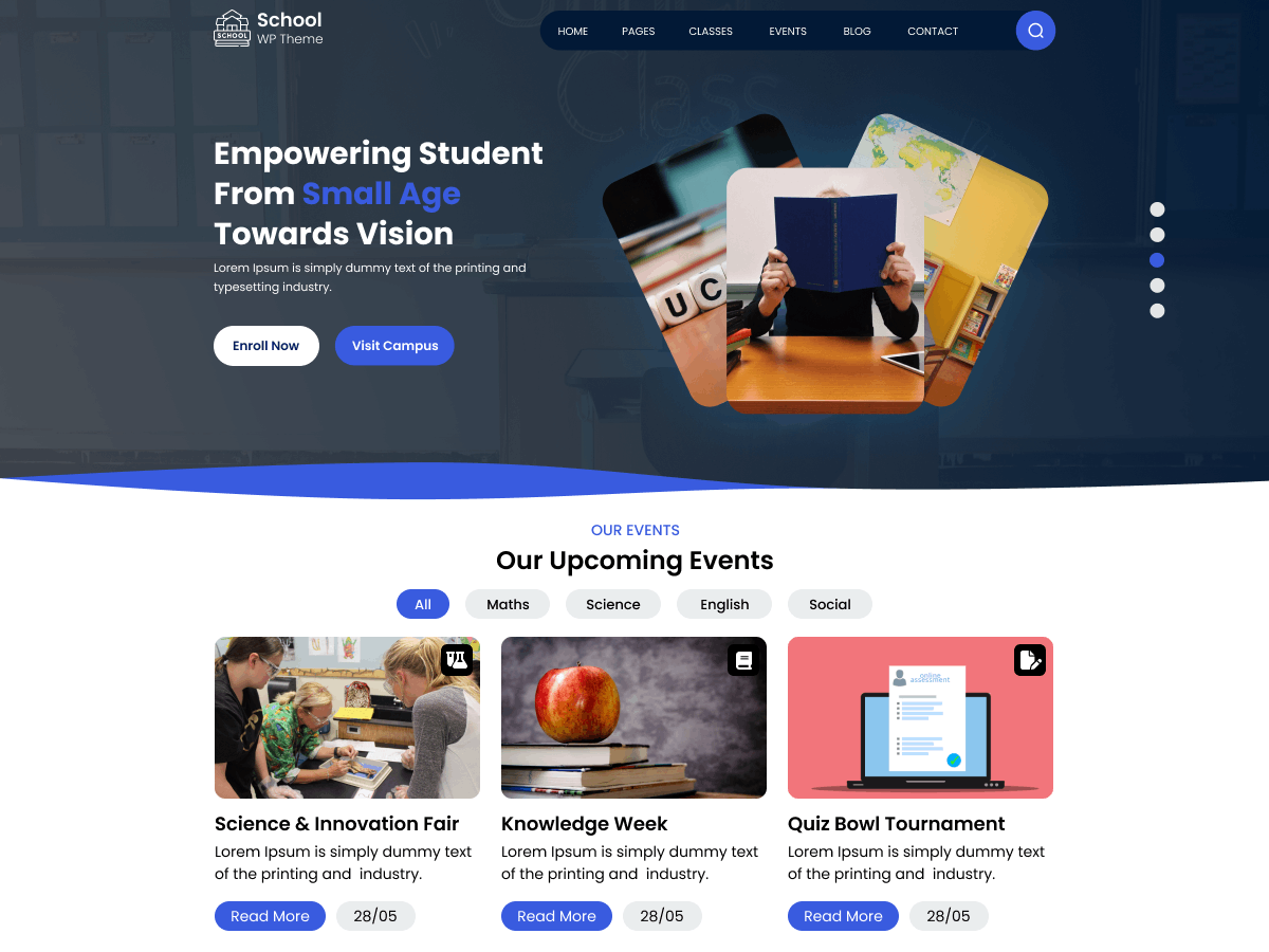 School Classroom Screenshot