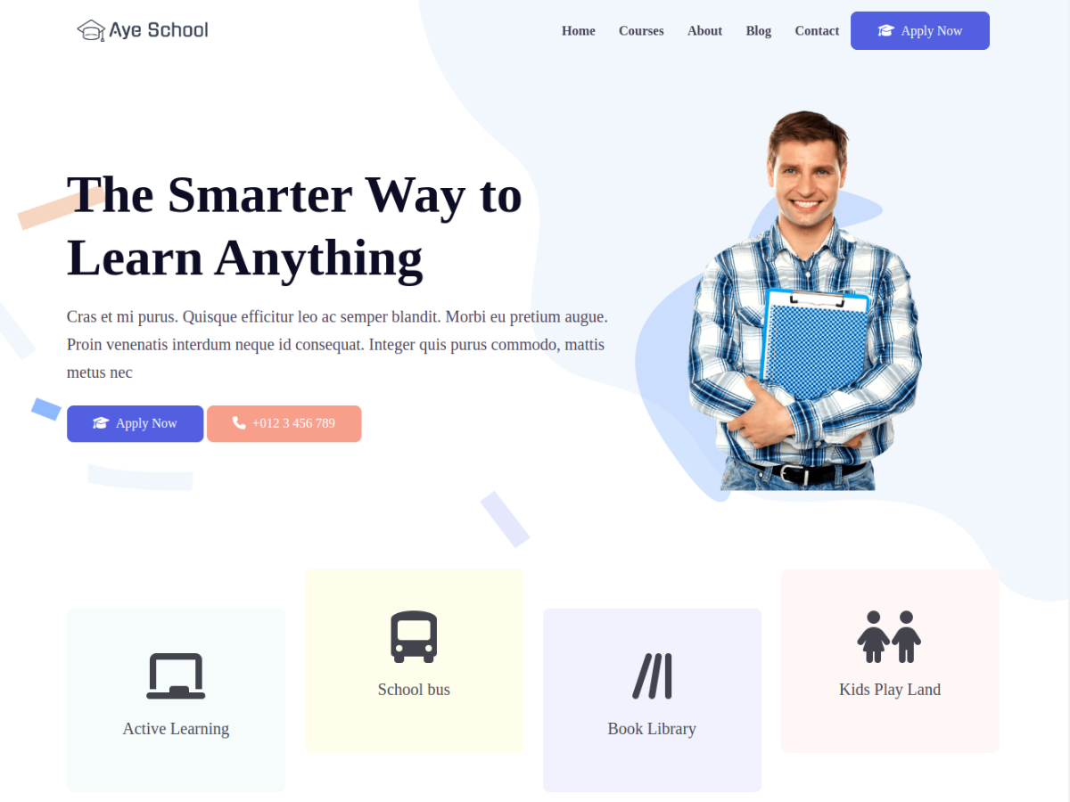 School Theme WordPress school-theme-wordpress