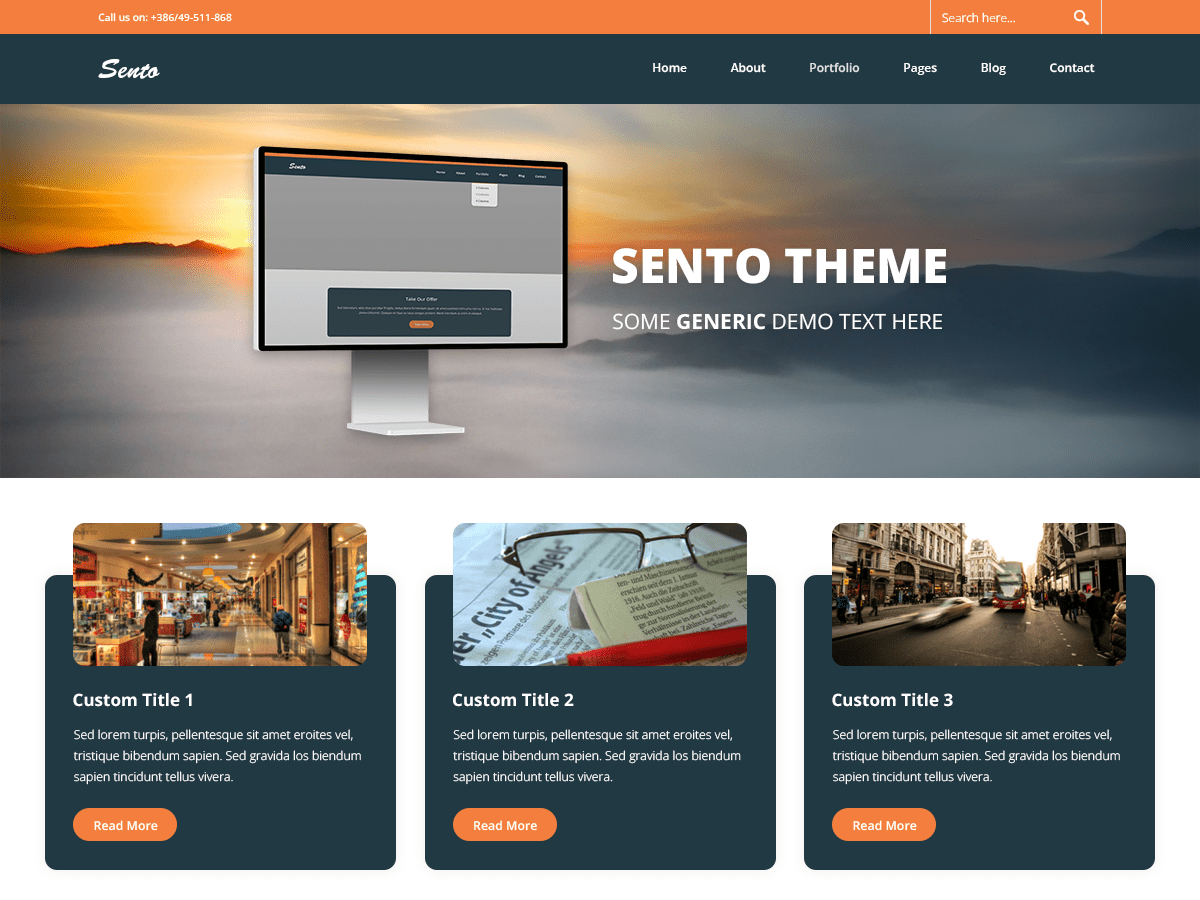 Sento eNews Screenshot