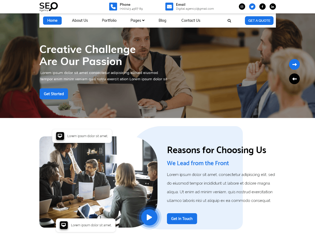 SEO Agency Lite screenshot