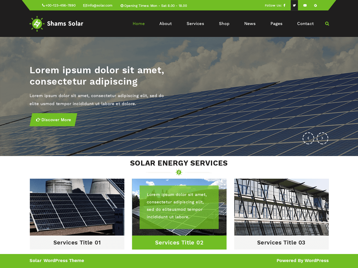 Shams Solar screenshot