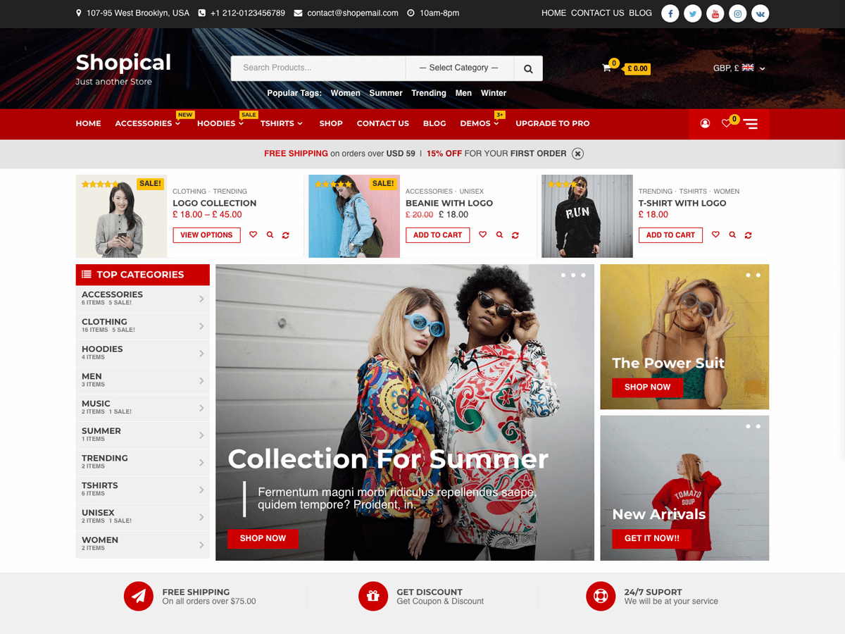 Shopical WordPress Theme by afthemes