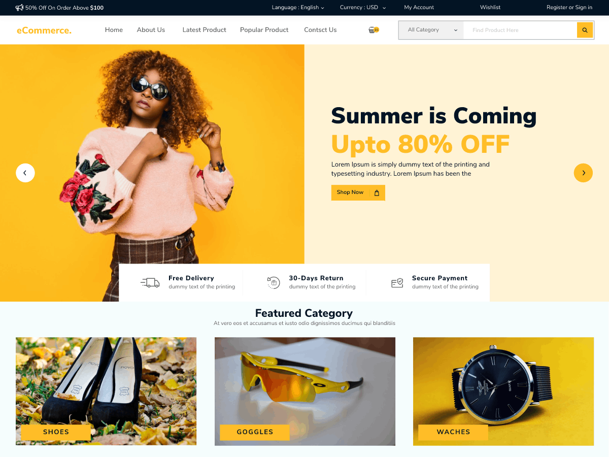 Shopper Ecommerce screenshot