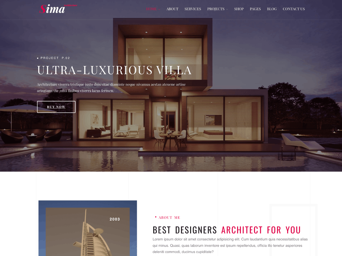 Sima Architecture Interior screenshot