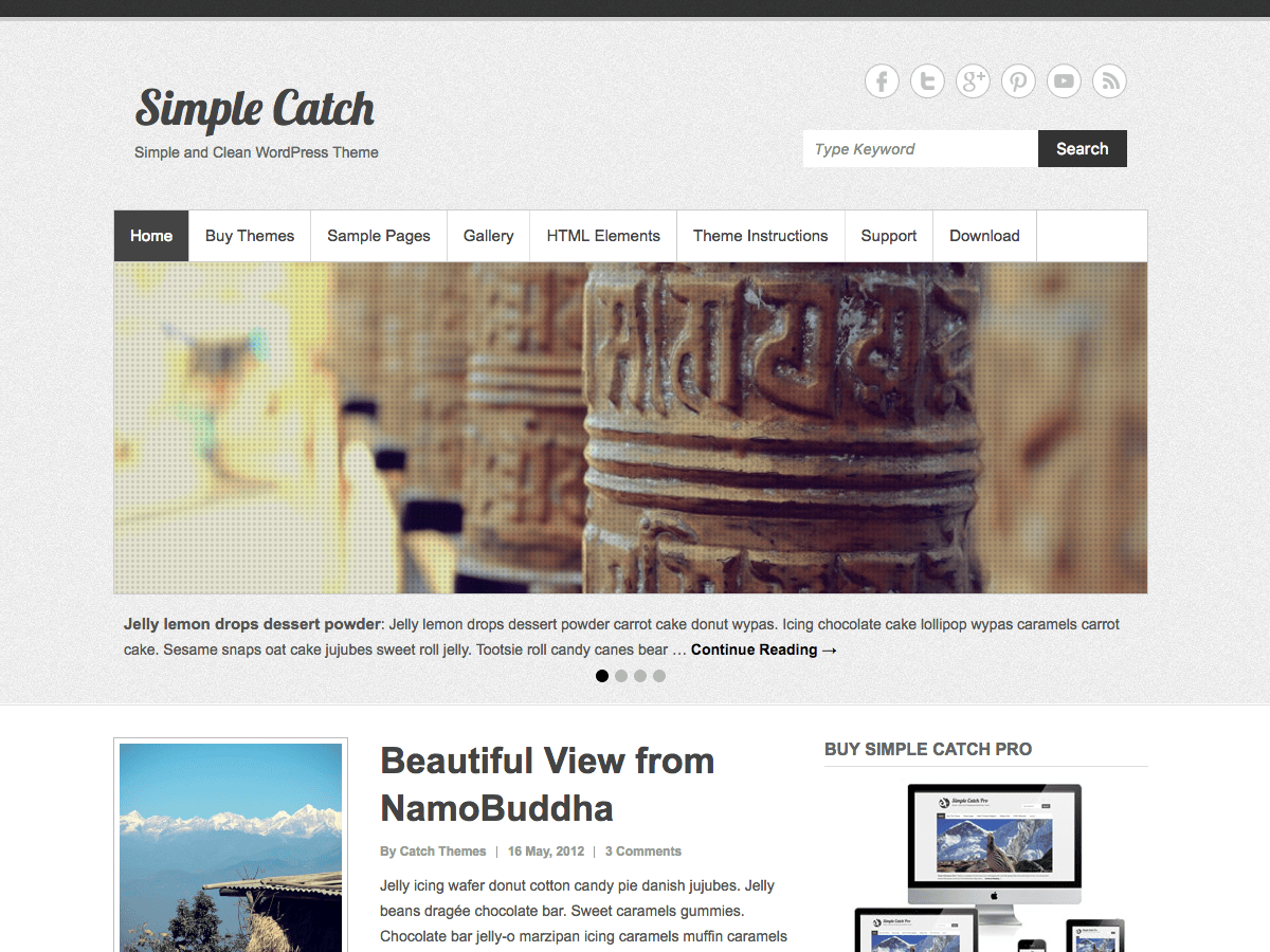 Simple Catch Free WordPress Theme by catchthemes